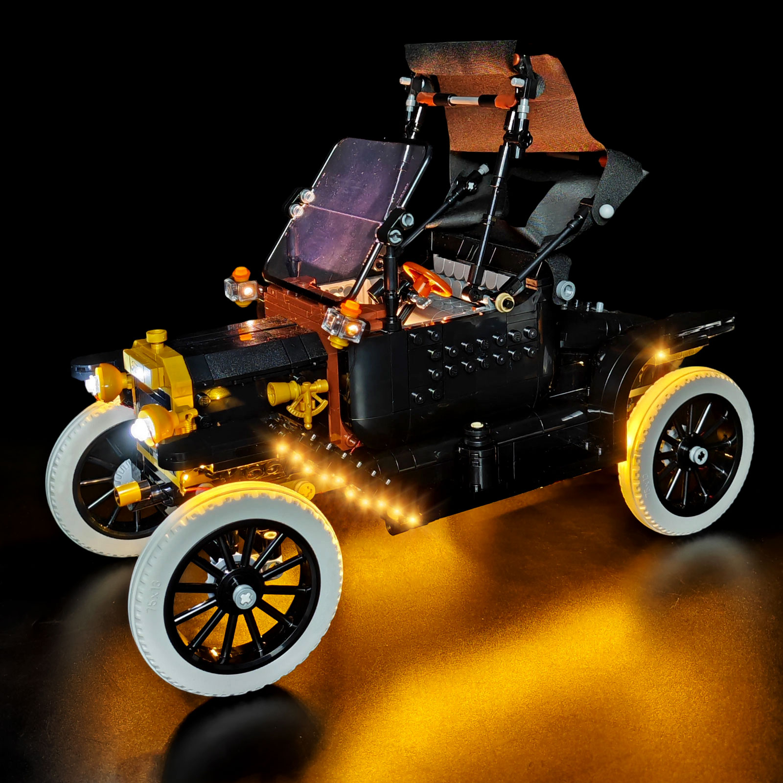Lego Set Technic - مجموعة إضاءة LED من LYBMTWF متوافقة