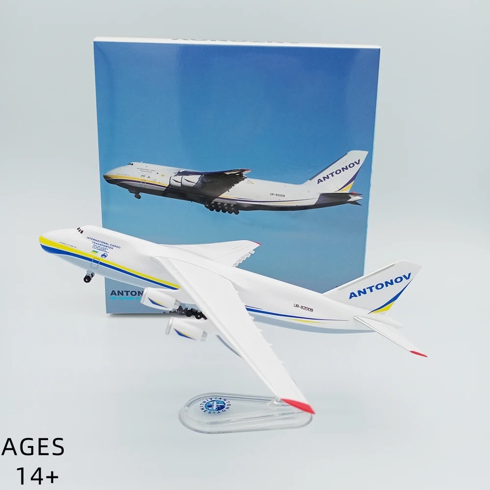 Model Airplane Plastic - 1:400 مقياس Antonov An-124 طائرات النقل