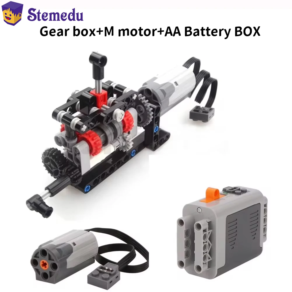 Lego Set Technic - MOC-High tech علبة تروس 4 سرعات