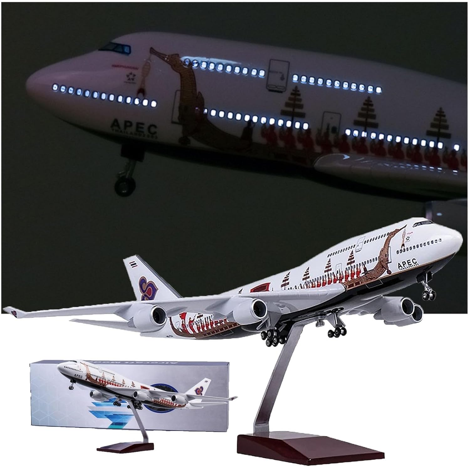 Model Airplane Plastic - 47 سنتيمتر اللعب طائرة مقياس 1:150