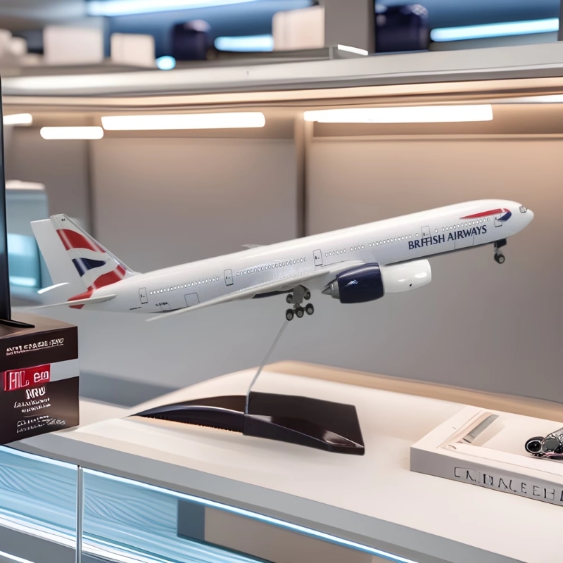 Model Airplane Plastic - الطائرات B777 الخطوط الجوية البريطانية الخطوط