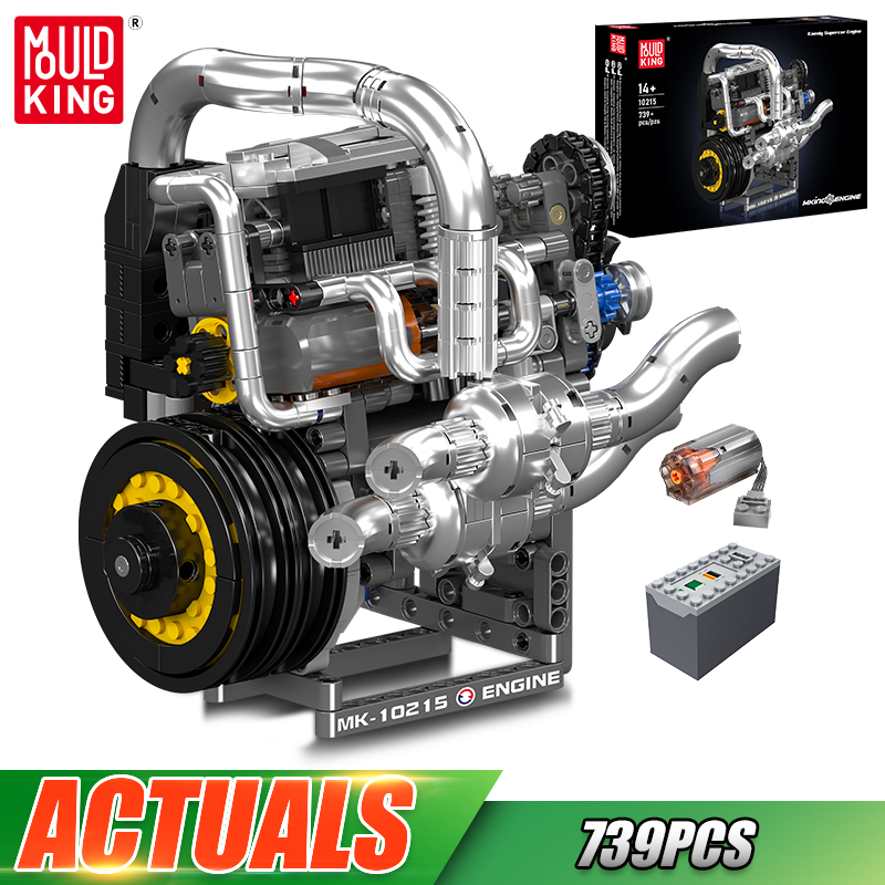 Lego Set Technic - مجموعة مكعبات بناء محرك السيارة الرياضية