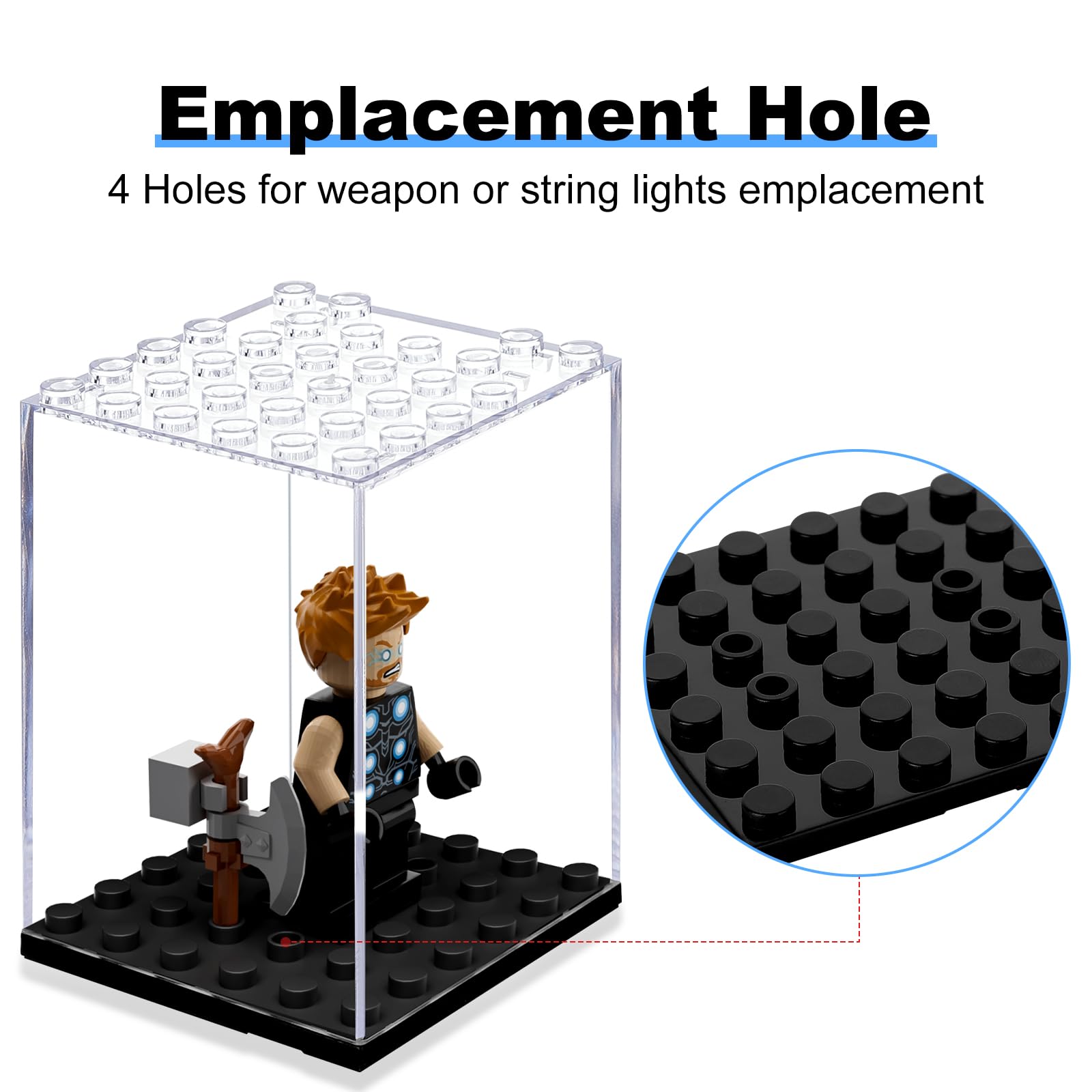 صندوق عرض مكعبات البناء من الأ - مراجعة Action Figure Stand وسعره