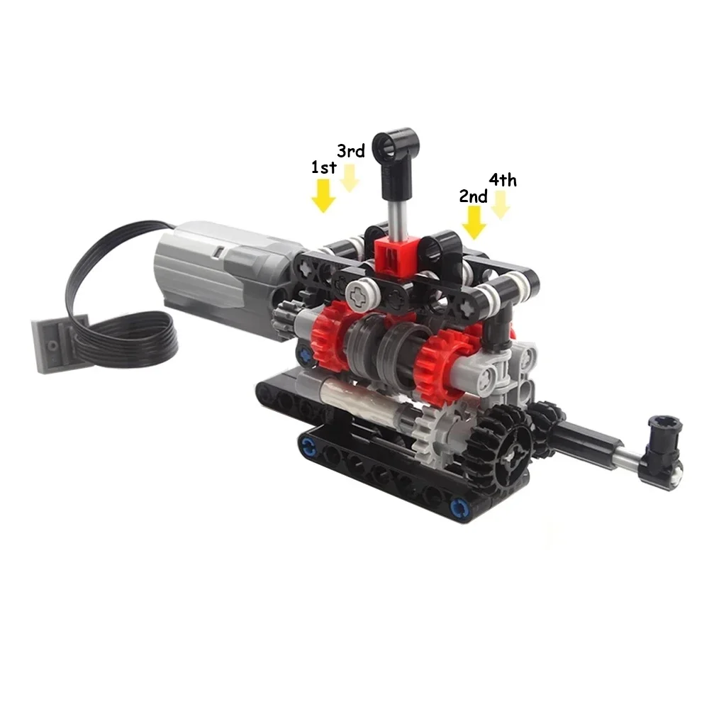 MOC-High tech علبة تروس 4 سرعا - مراجعة Lego Set Technic وسعره