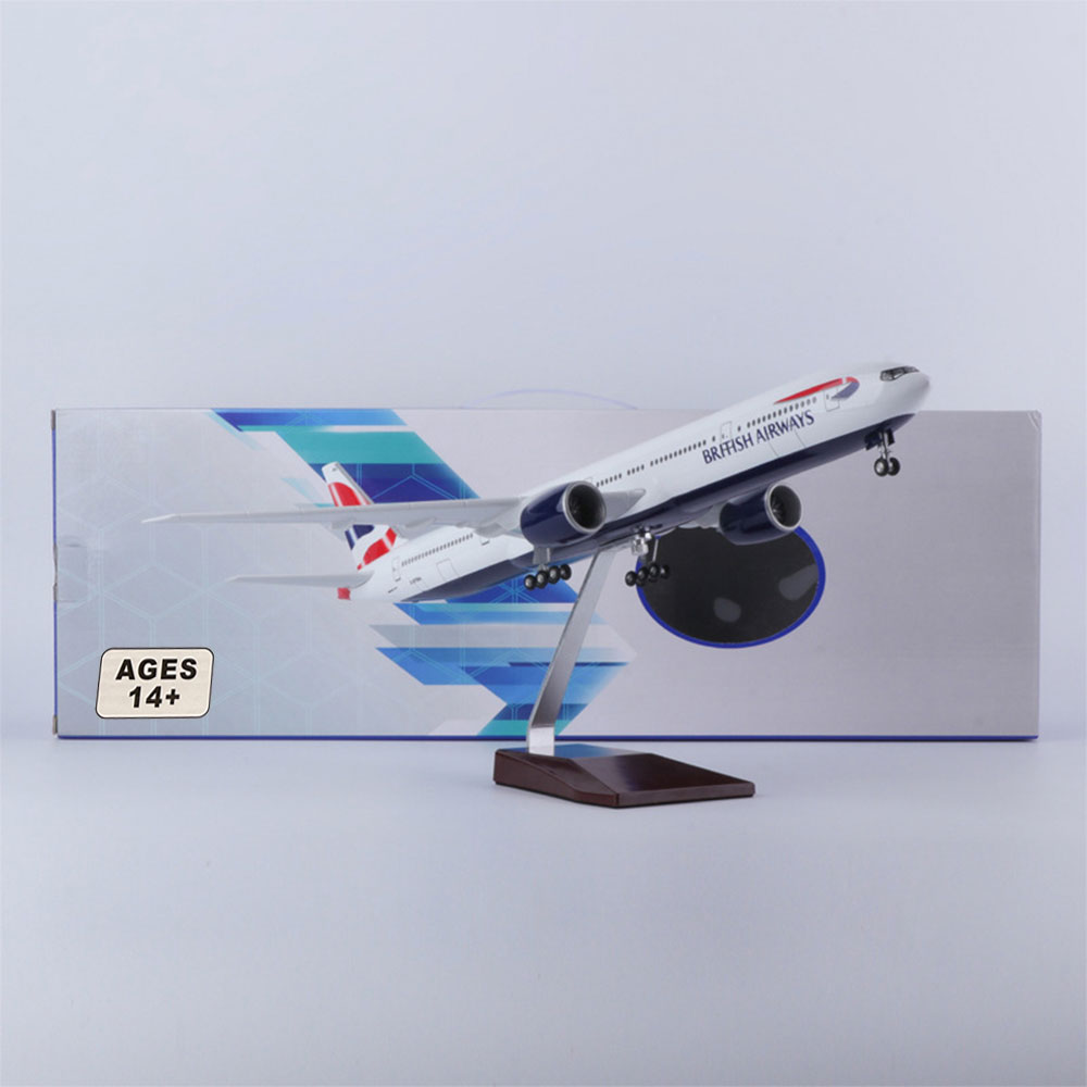 الطائرات B777 الخطوط الجوية ال - مراجعة Model Airplane Plastic وسعره